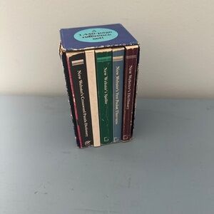 VINTAGE 1978 THE NEW WEBSTER'S MINI REFERENCE LIBRARY SET